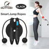 Outtobe Smart Jump Rope Fitness Sport Skipping Ropes with Anti-Slip Hand Grip with Anti-Slip Hand Grip with LCD Screen Showing - OhanaGadget
